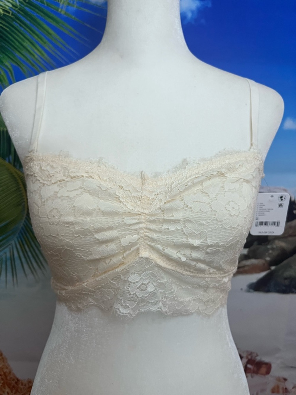 NWT Spell Free Love Lace Bandeau Bralette - Picture 7 of 16